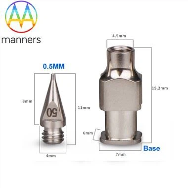 Metal Tutkal Dağıtım Şırınga İğne Ucu