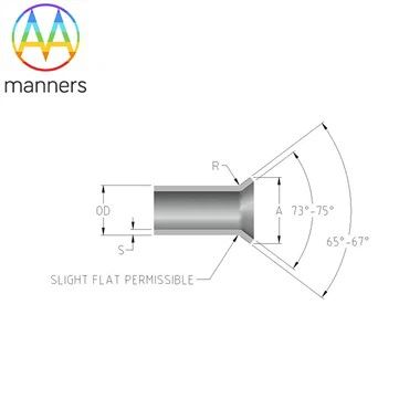 Paslanmaz Çelik Flared End Tube