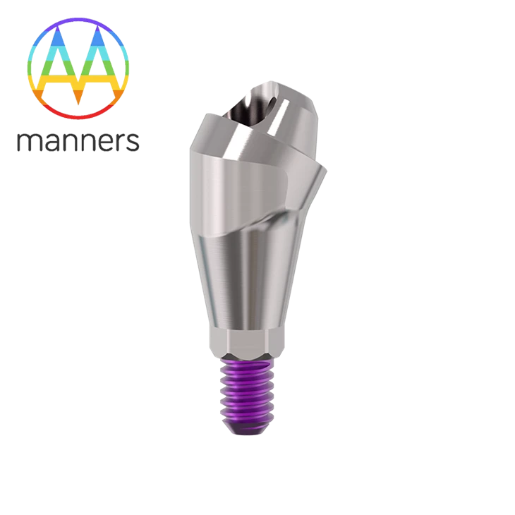 angulated abutment for small implant 20 deg